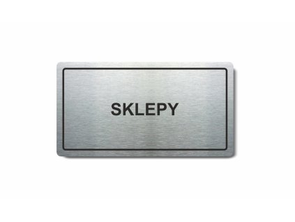 Piktogram (80x150mm) "Sklepy"