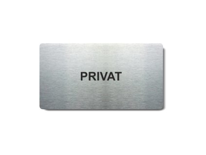 Piktogram (80x150mm) "Privat"