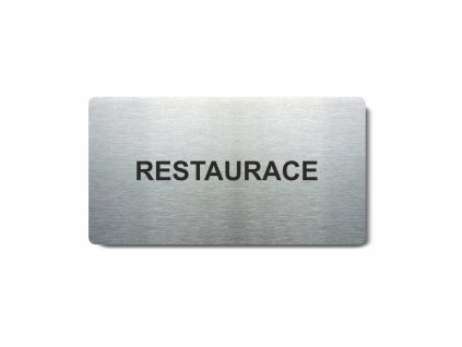 Piktogram (80x150mm) "Restaurace"