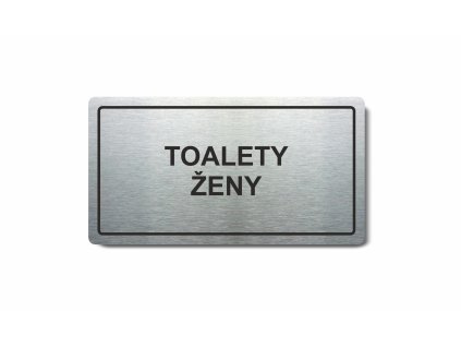 Piktogram (80x150mm) "Toalety ženy"