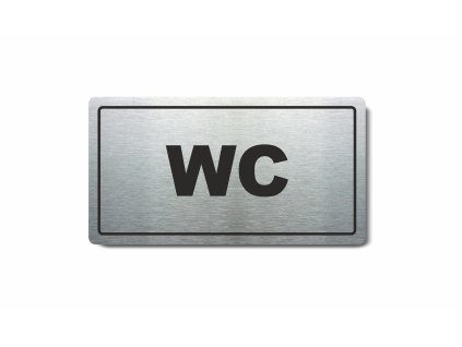 Piktogram (80x150mm) "WC"
