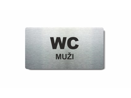 Piktogram (80x150mm) "WC muži"