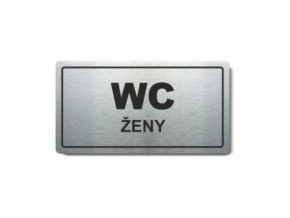 Piktogram (80x150mm) "WC ženy"