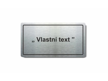 Piktogram (80x150mm) "Vlastní text"