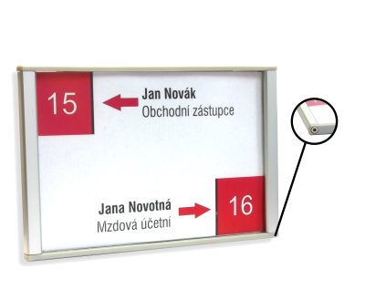 Dveřní tabulka Klassik Plus 309mm