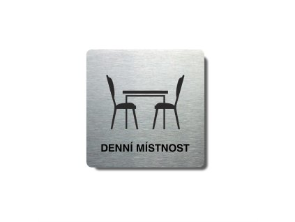Piktogram (80x80mm) "Denní místnost"