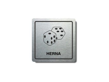 Piktogram (80x80mm) "Herna"