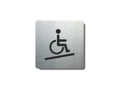 Piktogram (80x80mm) "Invalidé nájezd"