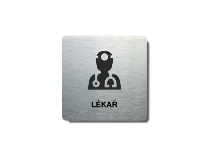 Piktogram (80x80mm) "Lékař"