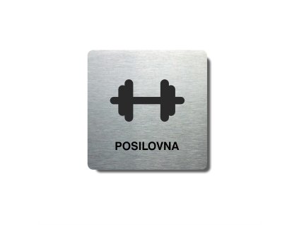 Piktogram (80x80mm) "Posilovna I."