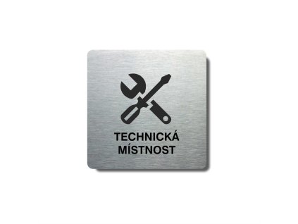 Piktogram (80x80mm) "Technická místnost"