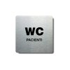 Piktogram (80x80mm) "WC pacienti"