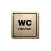 Piktogram (80x80mm) "WC personál"