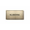 Piktogram (80x150mm) "Klubovna"