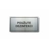 Piktogram (80x150mm) "Používejte dezinfekci"