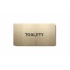 Piktogram (80x150mm) "Toalety"