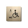 Piktogram (80x80mm) "Invalidé WC+sprcha"