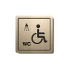 Piktogram (80x80mm) "Invalidé WC+sprcha"