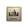 Piktogram (80x80mm) "Koupele"