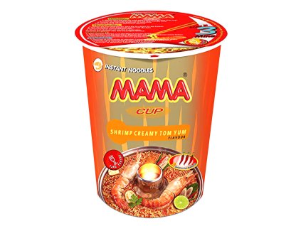 Mama krémkrém garnélarák tészta csésze Tom Yum 70g