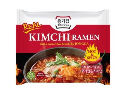 JONGGA – Instant kimchi ramen tészta 122 g