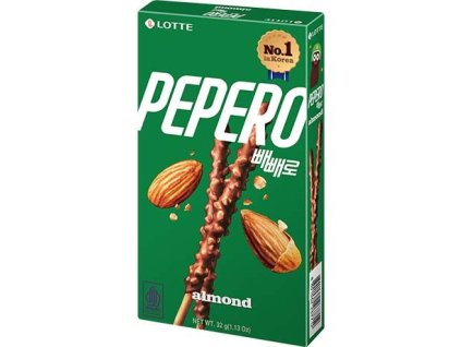 LOTTE PEPERO Mandulás kekszrudacskák 32 g