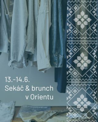 Víkendový sekáč & brunch ✨ už příští týden! Přijď posedět dopoledne na zahrádce v Orientu a rovnou si u toho ulovit nějaký...