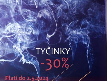 Akční sleva na vonné tyčinky - 30%