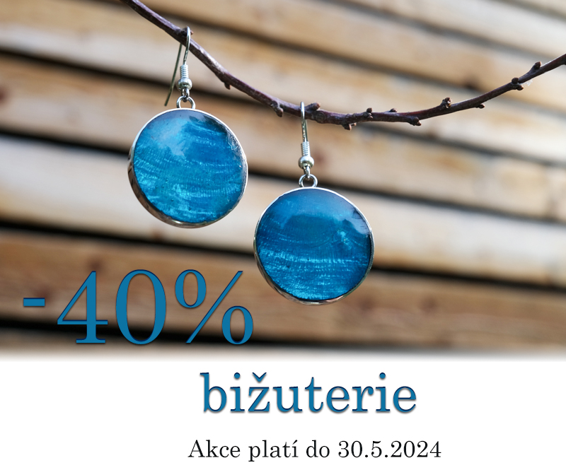 Velká slevová akce na bižuterii a keramiku! Nepropásněte až 40% slevy!