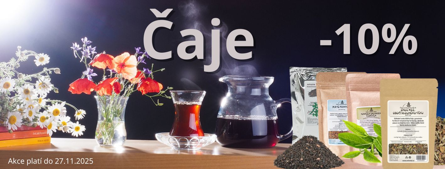 Akce - 10% sleva na čaje