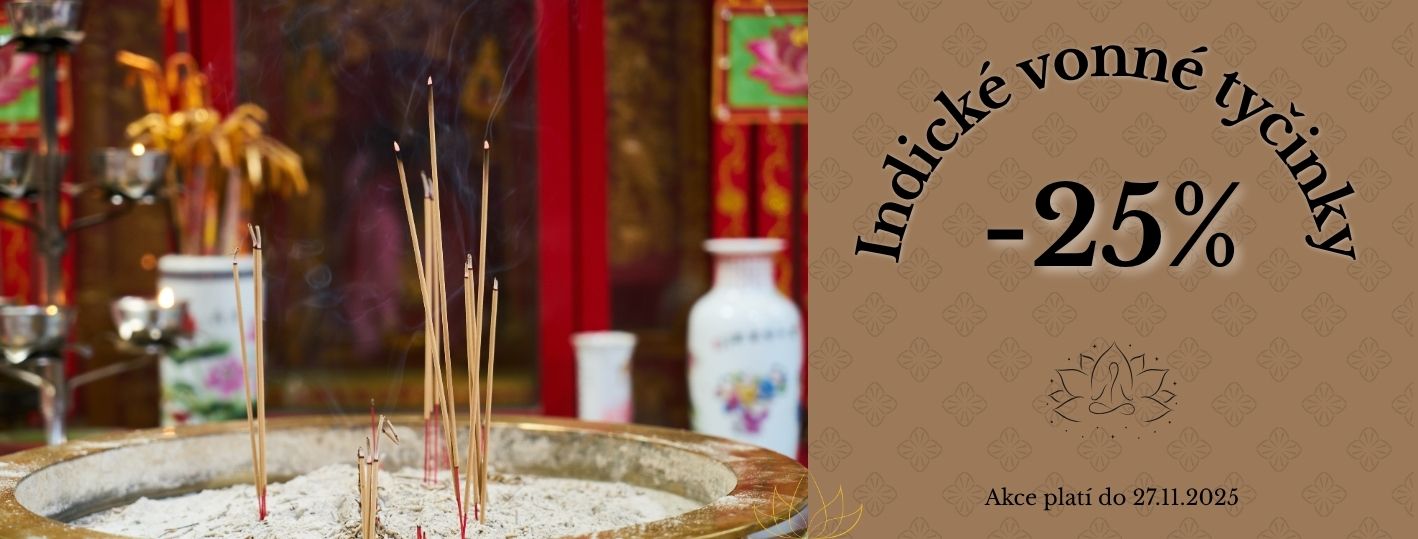 Akce - 25% sleva na indické vonné tyčinky