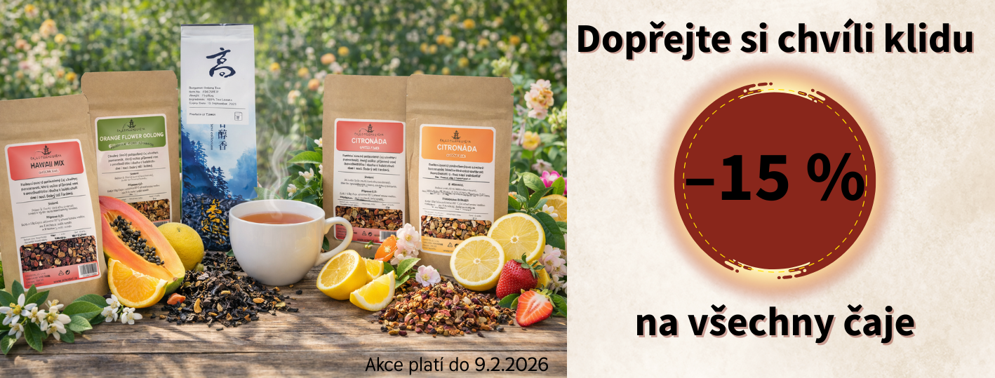 Akce -15% na všechny čaje