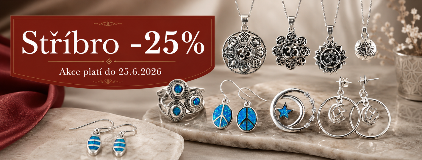 Akce - 25% sleva na stříbro