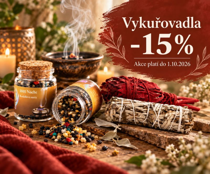 Akce-15% na vykuřovadla