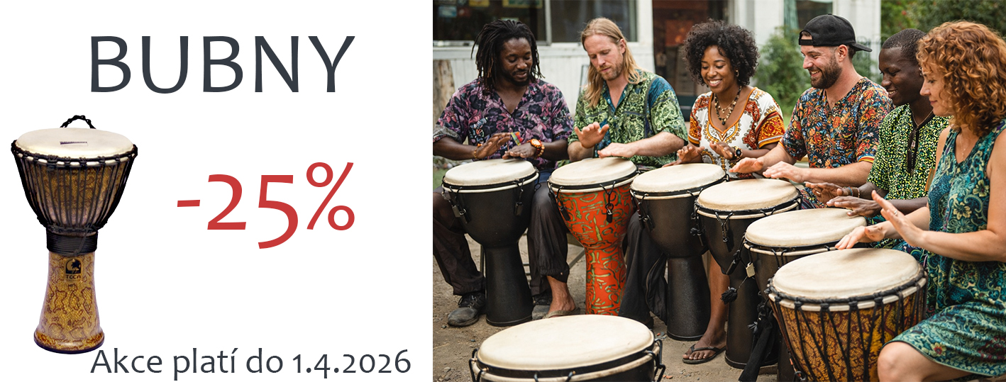 Akce - 25% sleva na bubny