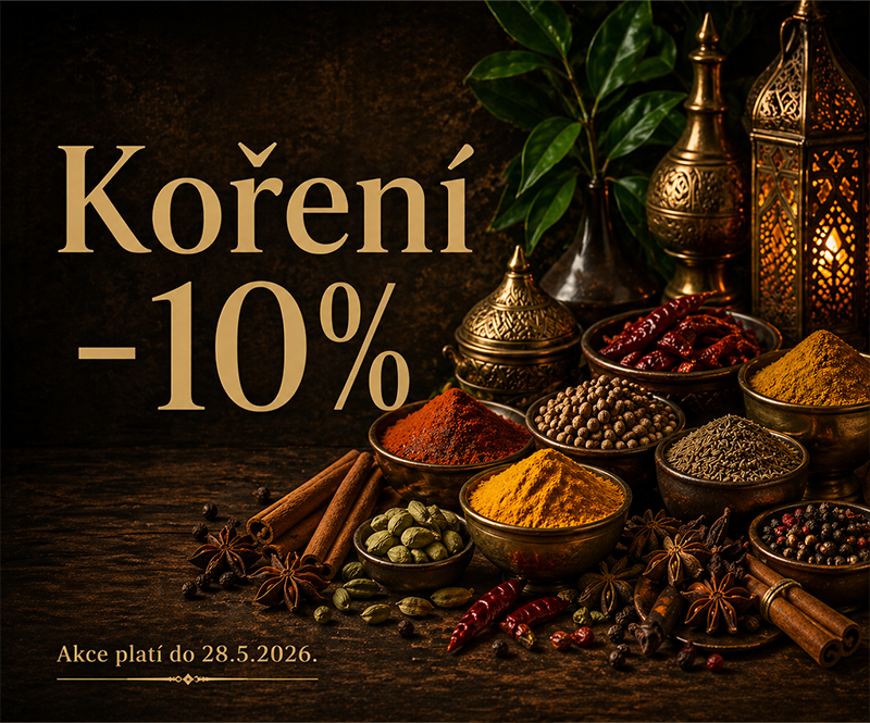 Akce - 10% sleva na koření