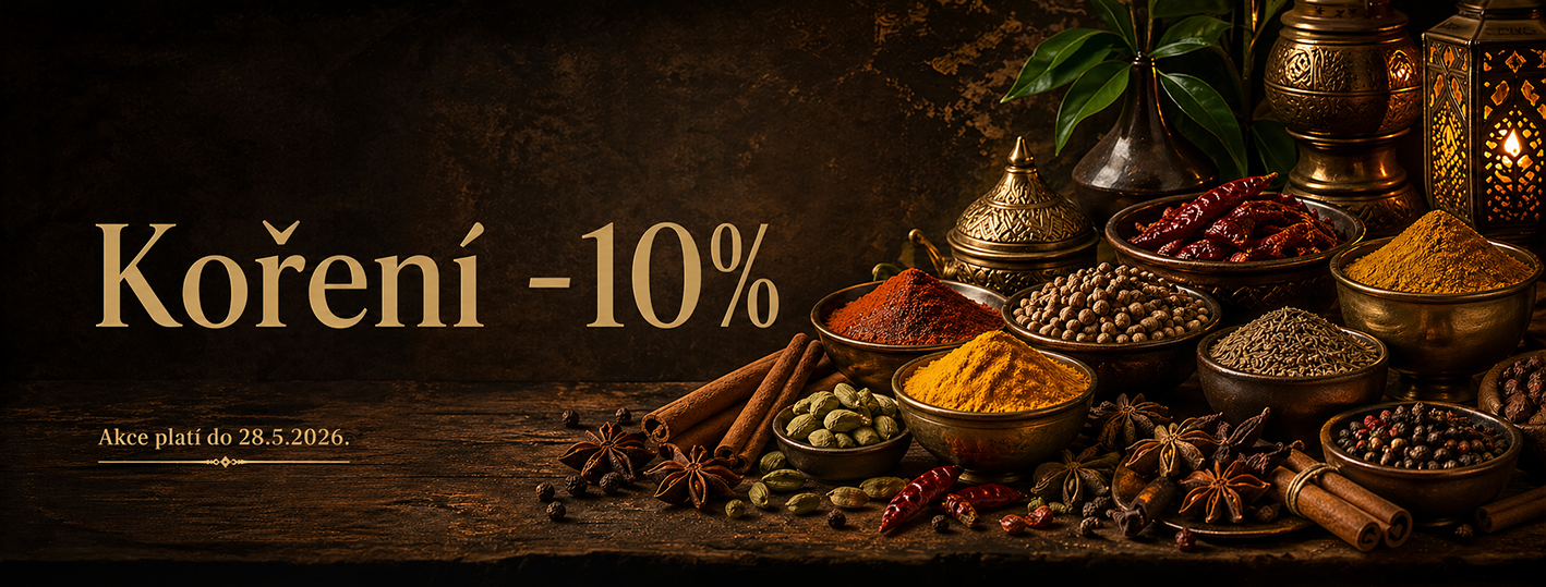 Akce - 10% sleva na koření