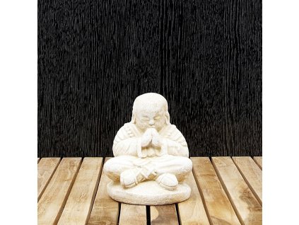 Soška kámen Monk Gassho 12 cm