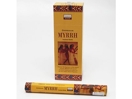 Indické vonné tyčinky Darshan Myrrh