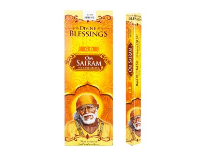 Indické vonné tyčinky GR HX Blessings Om Sairam