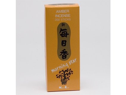 Japonské vonné tyčinky Nippon M/S 200 ks Amber