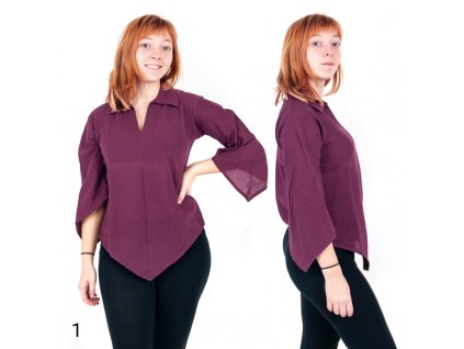 Top halenka Lýdie 3 / 4 rukáv