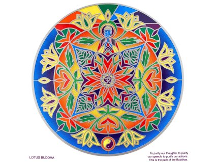 Mandala Sunseal V Lotus Buddha