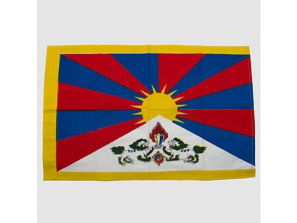 Tibetská vlajka 105 x 140 cm