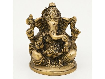 Soška kov Ganesha 10 cm 02