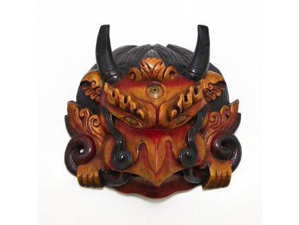 Maska dřevo Garuda 37 cm