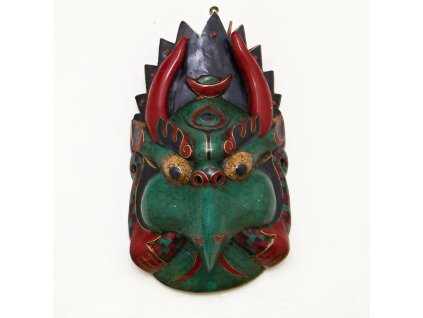 Maska dřevo mozaika Garuda 40 cm