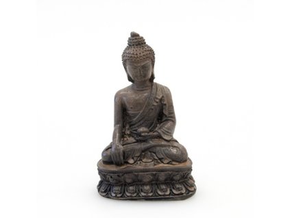 Soška resin Buddha 9 cm 03 hnědá