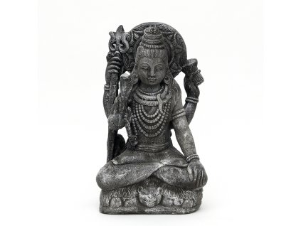 Soška kámen Shiva 50 cm šedá