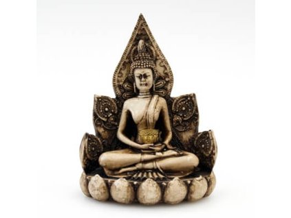 Soška resin Buddha Lotus 18 cm